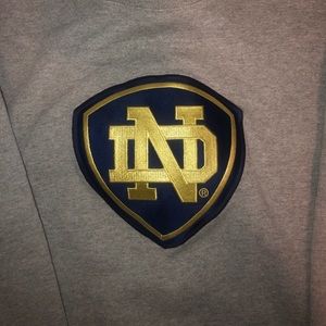 Notre Dame adidas vintage pull over sweater size L